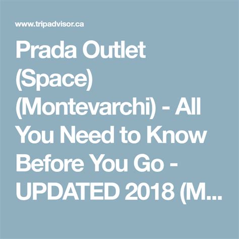 outlet di prada in italia|prada montevarchi outlet.